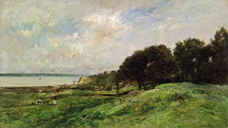 La costa de Villerville, 1875